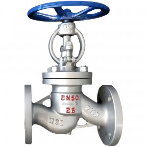 截止閥J41H-25\DN50介質(zhì)為高溫蒸汽及水，溫