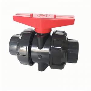 帶平臺的UPVC承插球閥，可加裝電氣動執(zhí)行