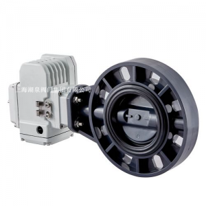電動(dòng)蝶閥DN80^D971X-16UPVC，DN100，DN150
